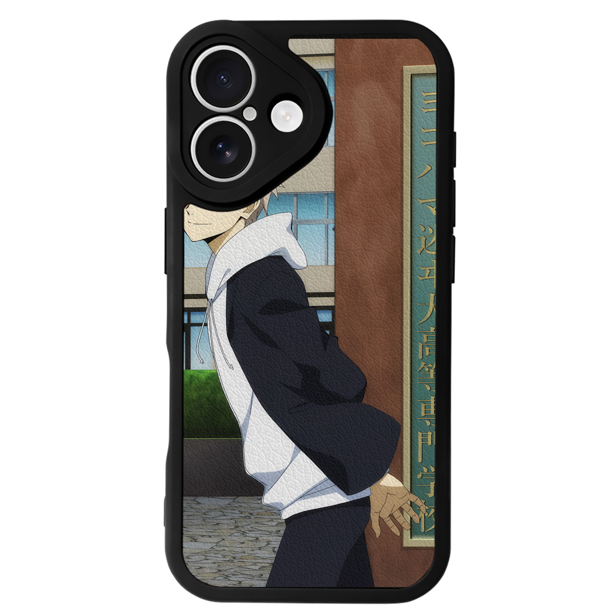 （画像用） 文豪ストレイドッグス Bungo Stray Dogs 【iPhone 16シリーズ対応】シリコンスマホケース（レザー調） 材質：シリコン